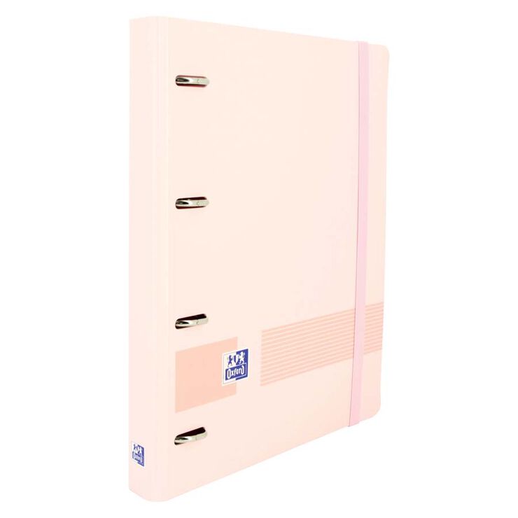 Carpeta anelles Oxford Live & Go Rosa Pastel