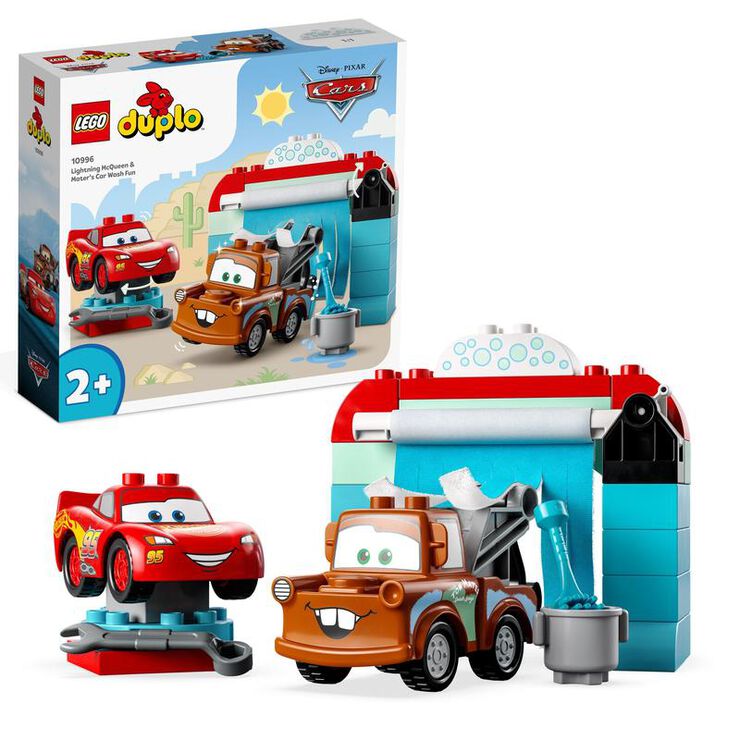 LEGO® Duplo Disney i Pixar Cars Autorentat amb Rayo McQueen i Mate 10996