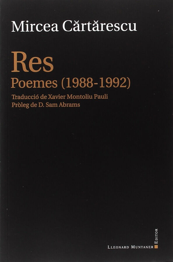 Res. Poemes (1988-1992)