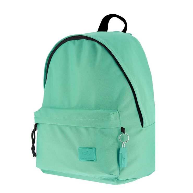 Mochila + Estuche Totto Kalex verde/gris