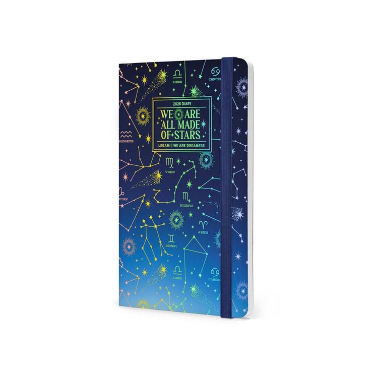 Agenda Legami Bloc sem/vista mult 2026 Stars