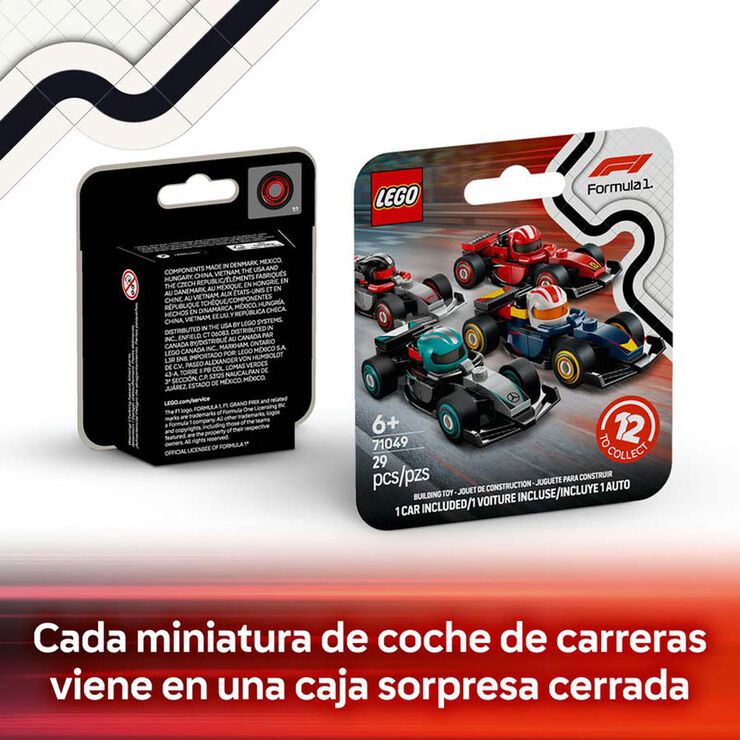 LEGO® LEGO Minifigures Coches de F1® Coleccionables 71049