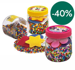 Granadures Hama amb 3 bases pot groc 400u