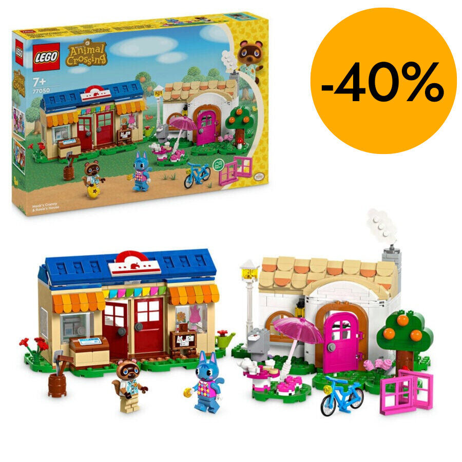 LEGO&reg; Animal Crossing Mininook y casa de Minina 77050