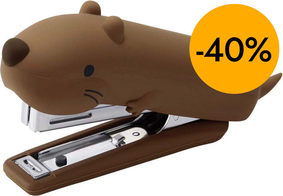 Grapadora Pentel Max Hd-10 Castor