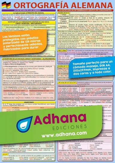 Adha ortograf&iacute;a b&aacute;sica/alem&aacute;n