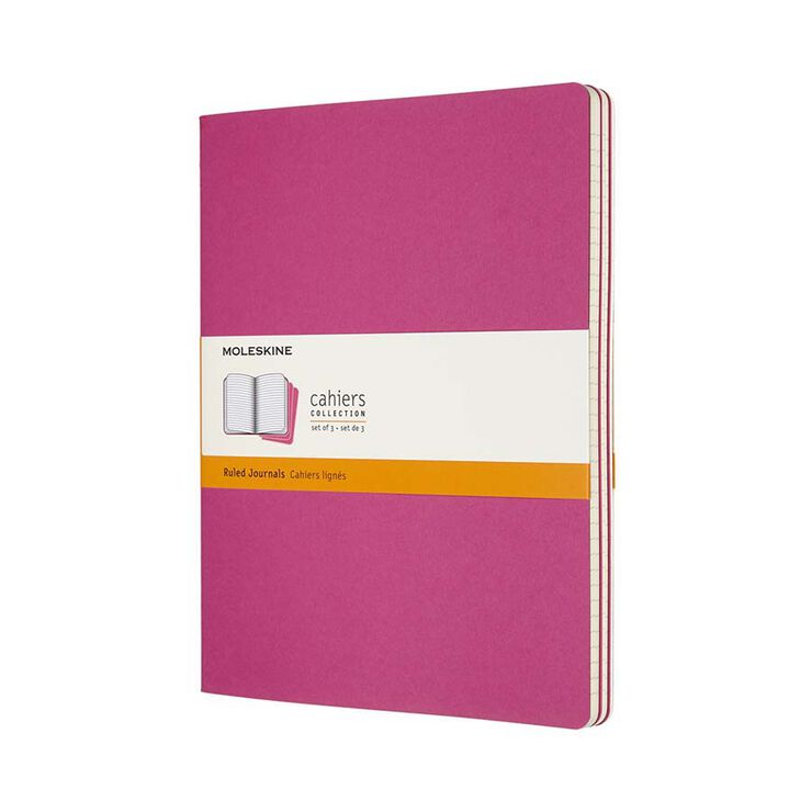 Pack 3 Llibretes Moleskine P Rosa Ratlla