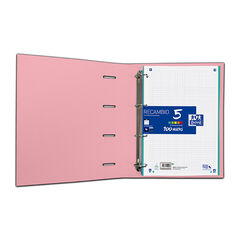 Carpeta Oxford Europeanbinder A4 + recambio flamingo
