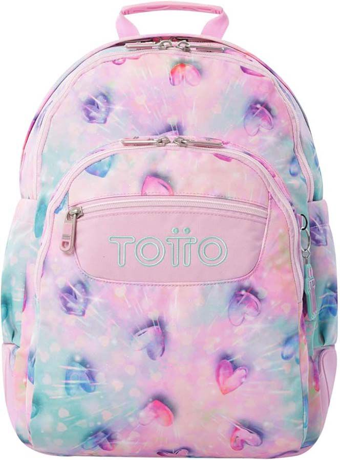 Motxilla Totto glitter Shiny Heart