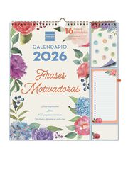 Calendario Finocam pared 16 meses plus cas 2025-26 Frases