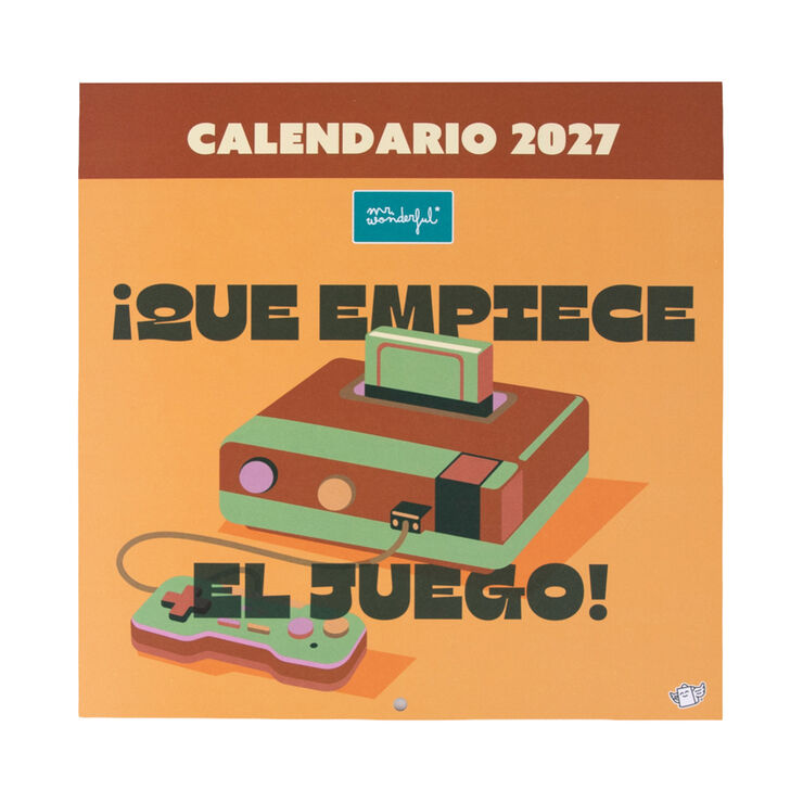 Calendari Mr. Wonderful Parets Comen&ccedil;a El Joc Multiling&uuml;e 2027