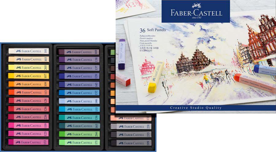 Pasteles blandos Faber-Castell 36 colores
