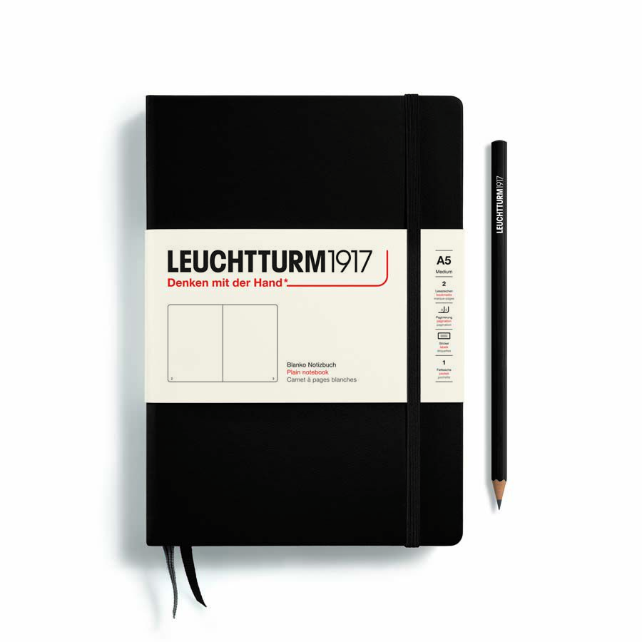 Llibreta Leuchtturm A5 tapa dura llis negre