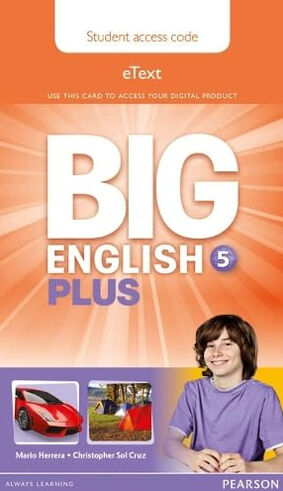 Big English Plus 5/PB+eText+Acces Pearson 9781447994596