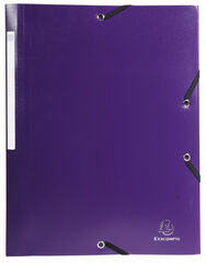 Carpeta PP 3 Solapes A4 Exacompta Violeta