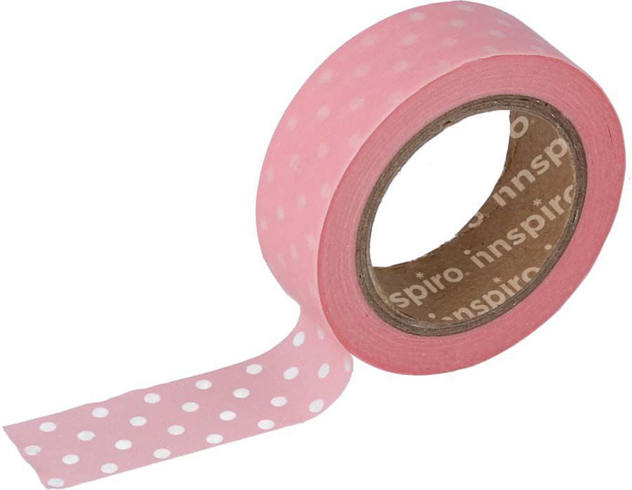 Washi Tape Innspiro Topos rosa