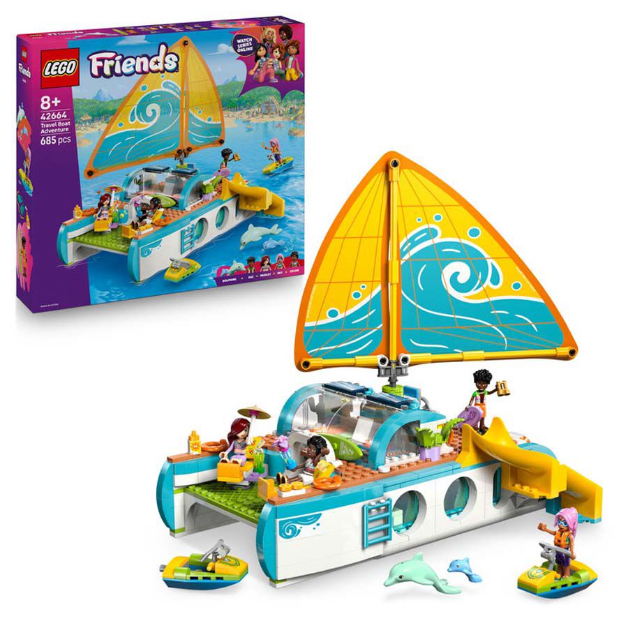 LEGO® Friends Aventura en el Barco de Viaje 42664