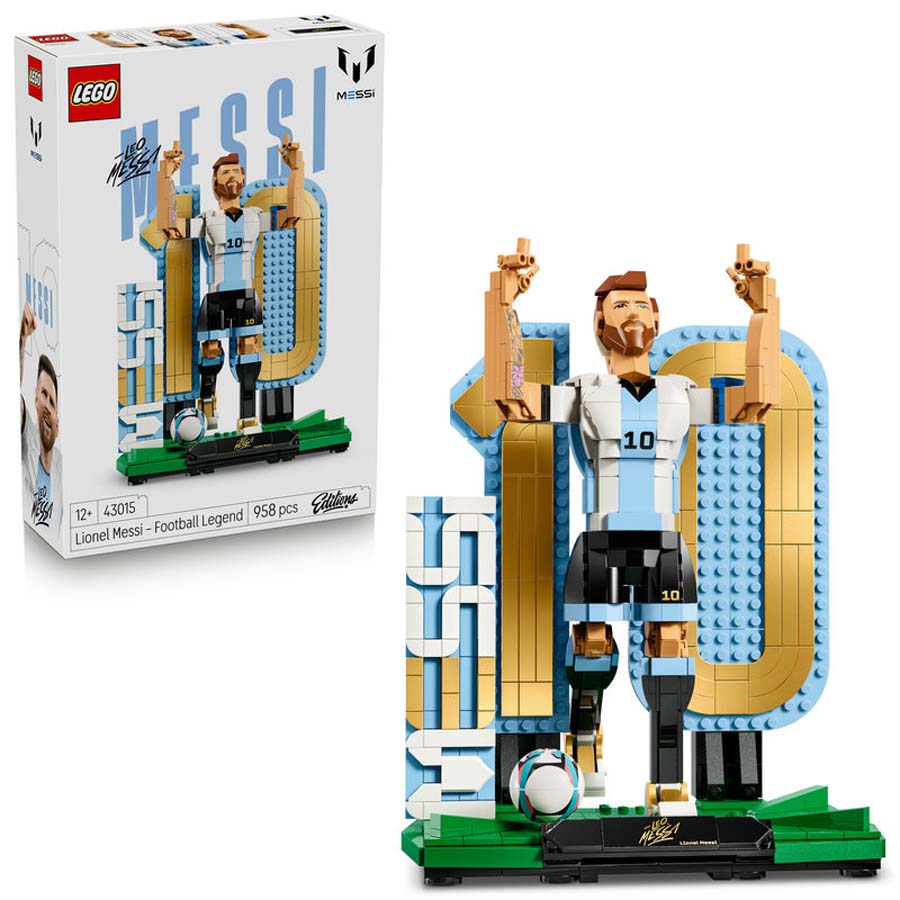 LEGO® Editions Lionel Messi: Leyenda del Fútbol (43015)