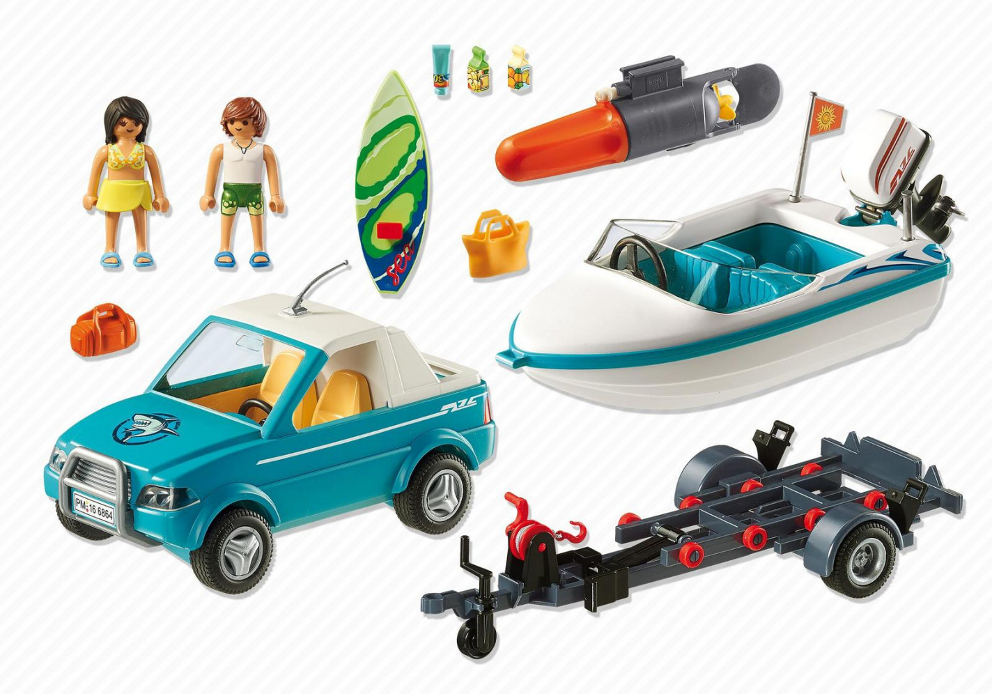 playmobil lancha vacaciones