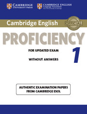 cambridge english proficiency 1 student book