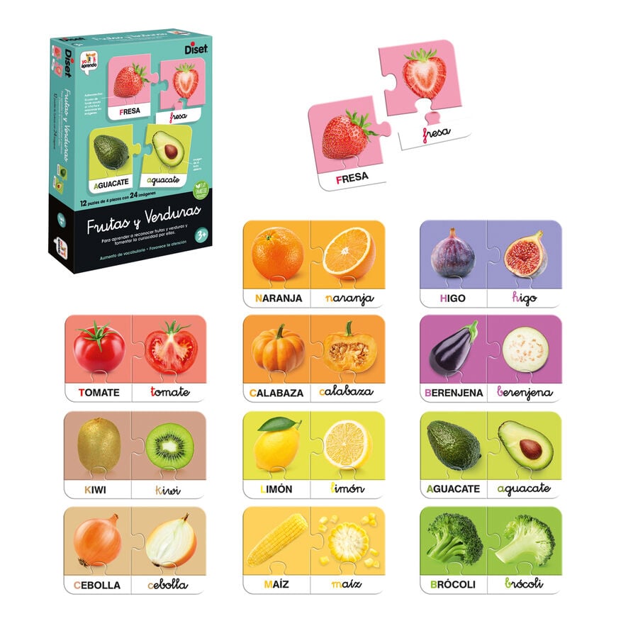 Maletín Yo Aprendo Frutas y Verduras