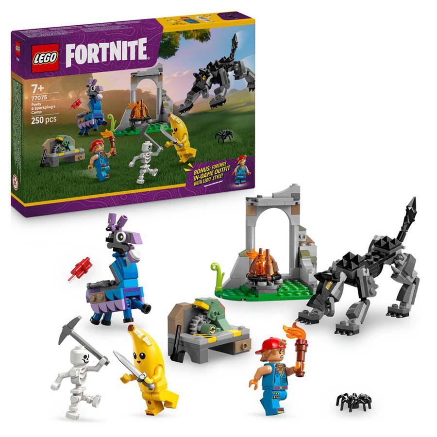 LEGO® Fortnite Campamento de Banano y Bujía 77075