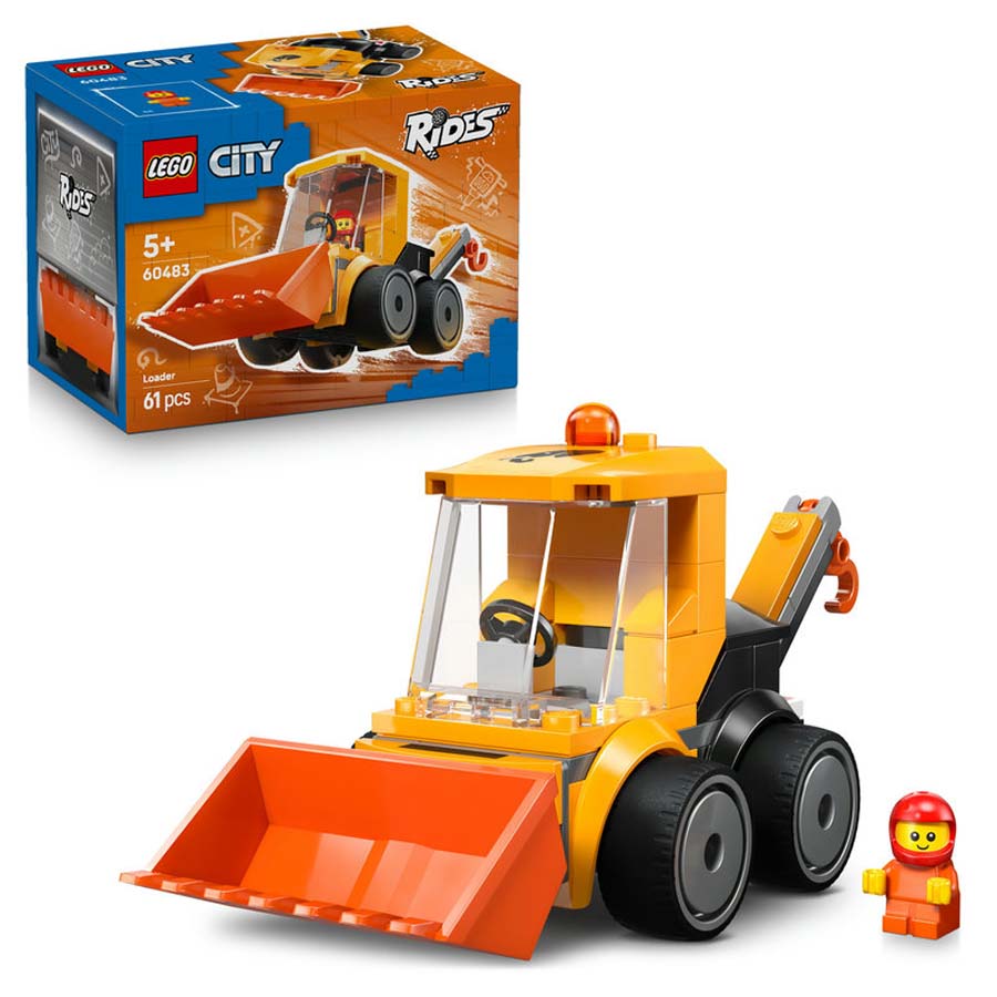 lego city vehiculos cargadora de obra 60483