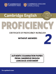 cambridge english proficiency 2 students book without answers