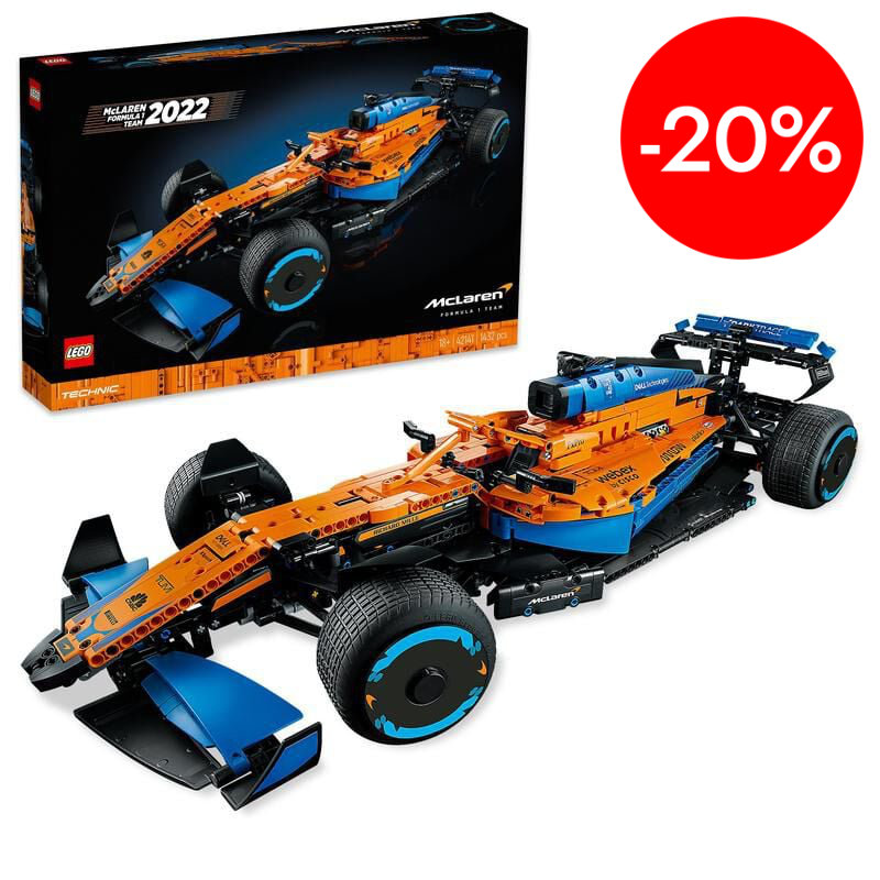 lego technic coche de carreras mclaren formula 1 2022 42141