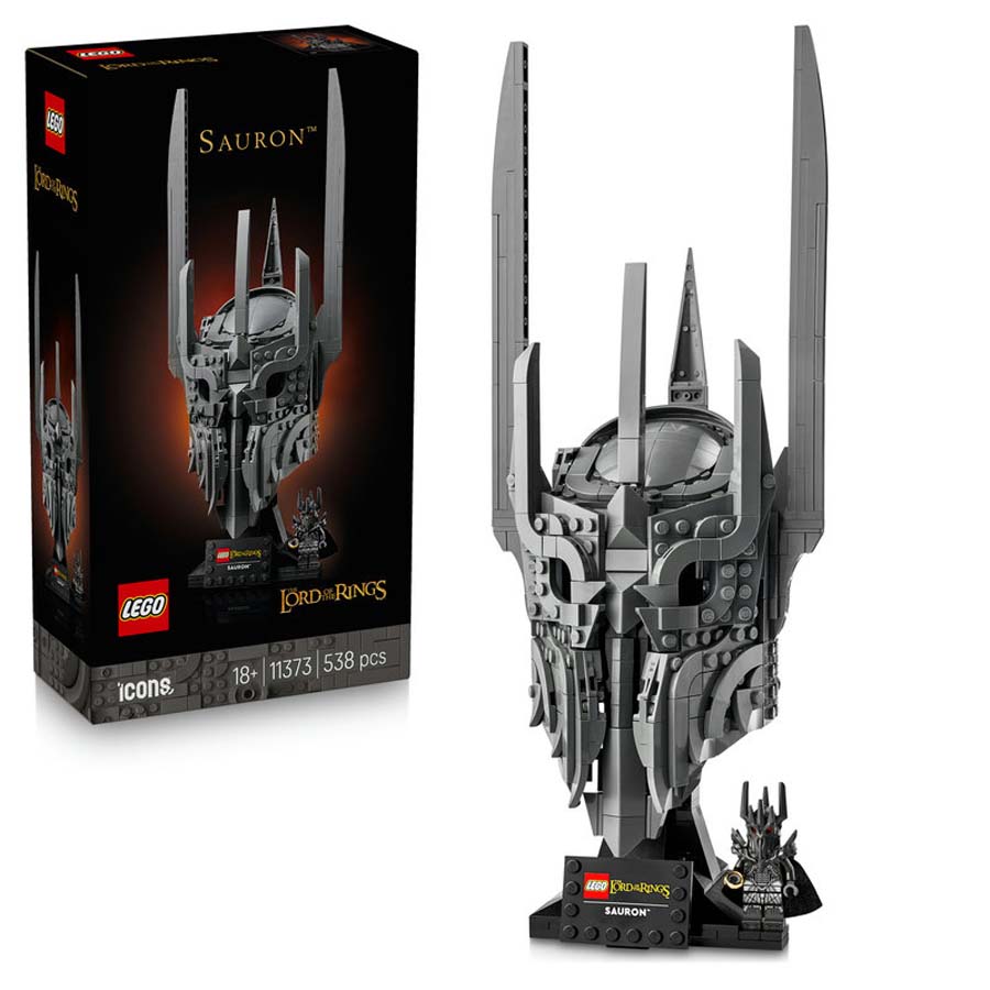 lego icons el senor de los anillos casco de sauron 11373