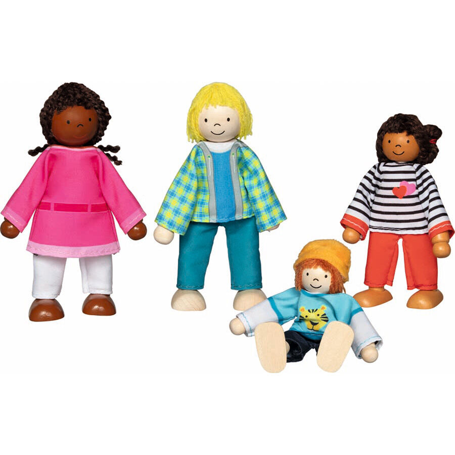 Muñecos flexibles multiculturales