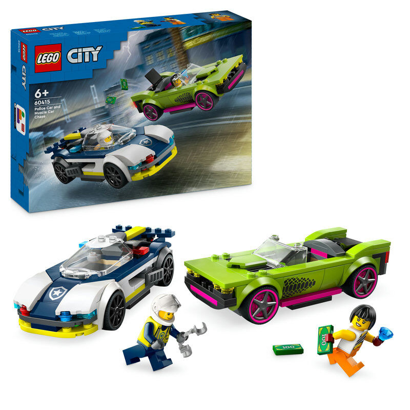 lego city coche de policia y coche deportivo 60415