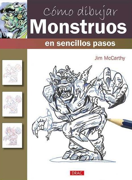 como dibujar monstruos en sencillos pasos