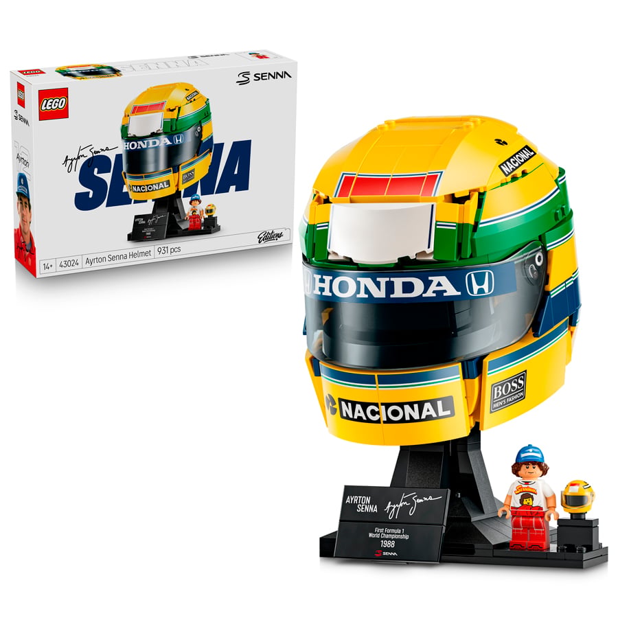 LEGO® Editions Casco de Ayrton Senna para Construir 43024