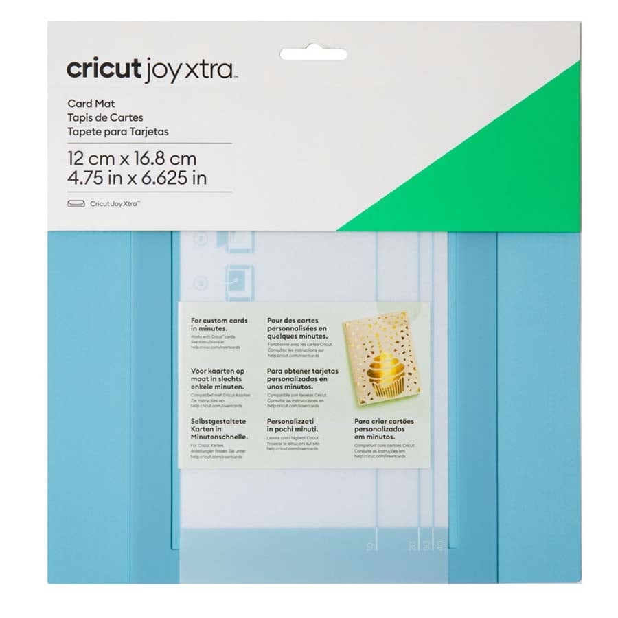 Accesorios para plotter - Cricut Tapete de corte tarjetas Joy Xtra™, 12x16.8cm, Azul claro