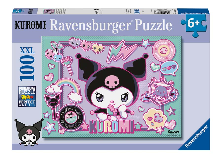 Puzle 100 piezas XXL Kuromi