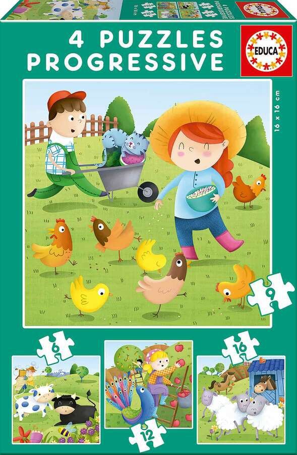 Puzle animales de la granja