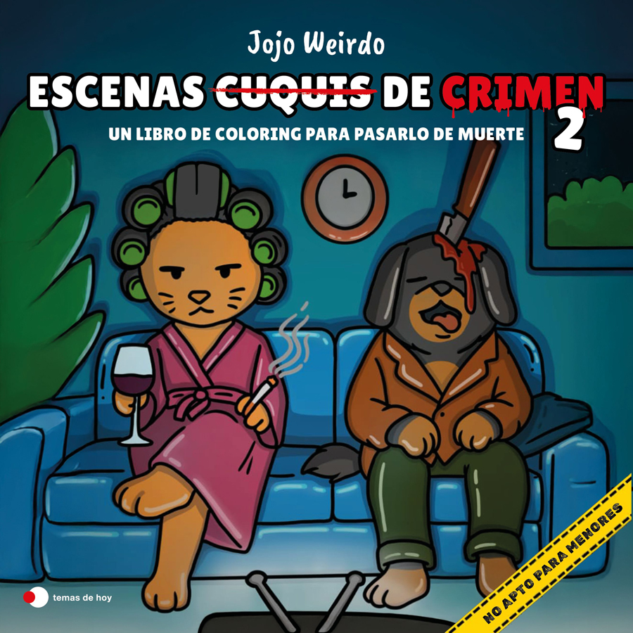 escenas cuquis de crimen 2 un libro de coloring para pasartelo de muerte