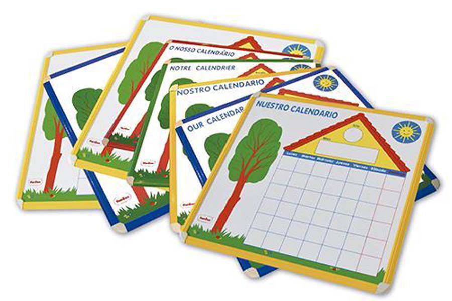 Calendario Magnético 600x550 mm Inglés Henbea