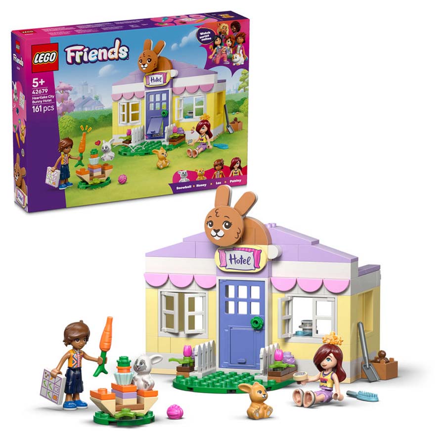 lego lego friends hotel de conejitos de heartlake city 42679