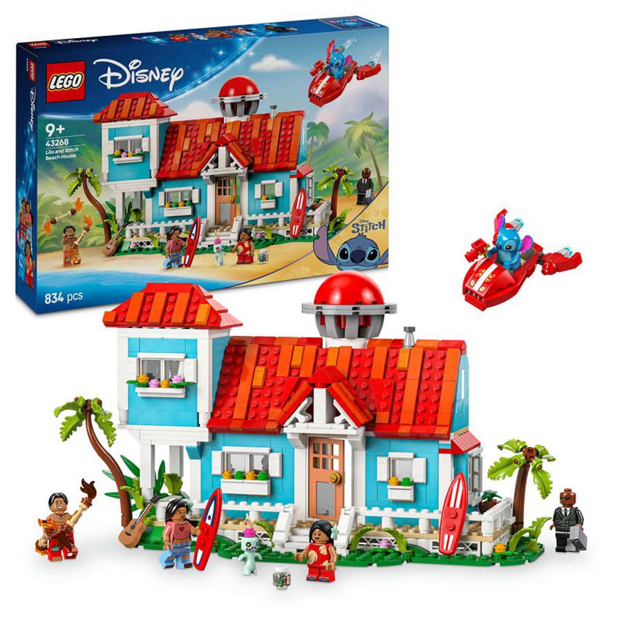 LEGO® Disney™ Casa en la Playa de Lilo y Stitch 43268