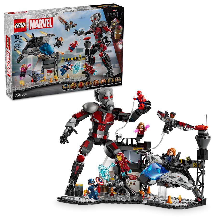 LEGO® Super Héroes Gran Batalla de Capitán América: Civil War 76314
