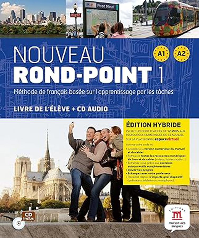 nouveau rond-point 1 ed hybride l eleve  cd