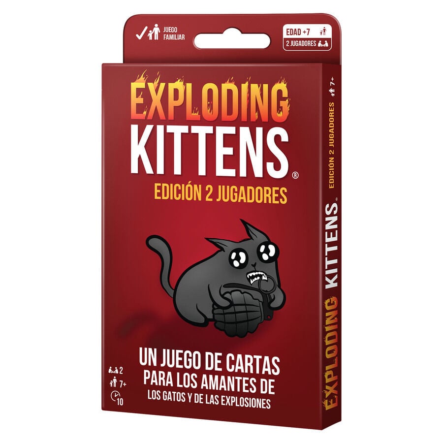 exploding kittens edicion 2 jugadores