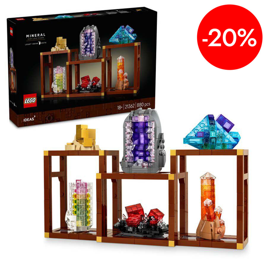 lego lego ideas coleccion de minerales 21362