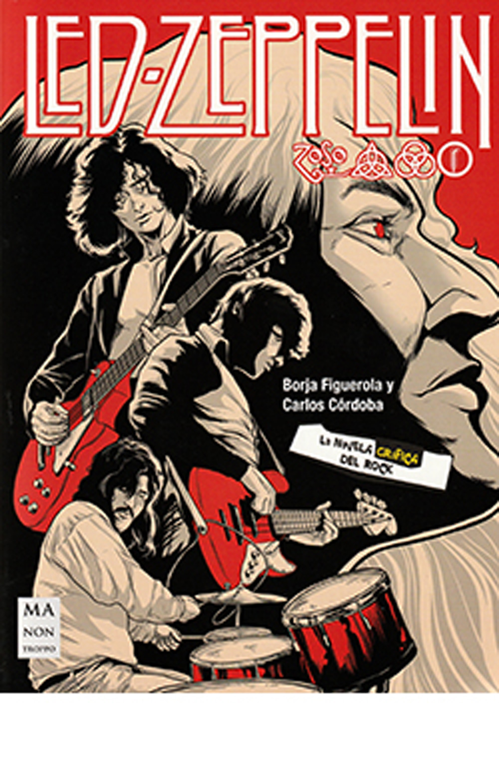 led zeppelin la novela grafica del rock
