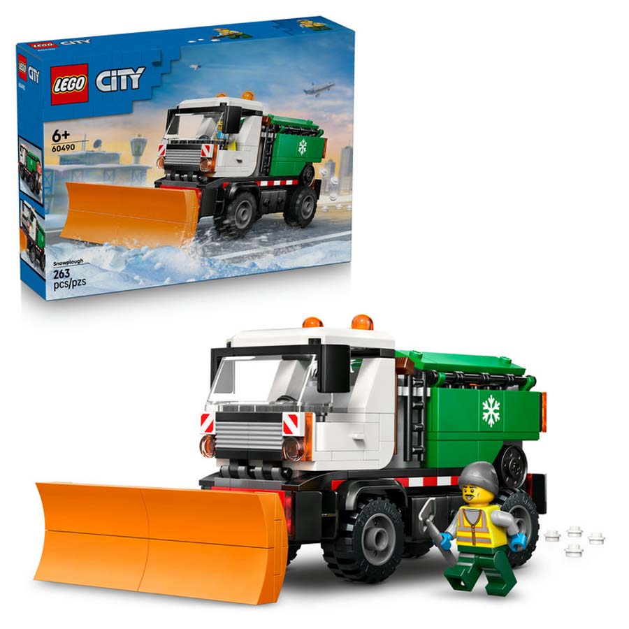lego  city quitanieves 60490