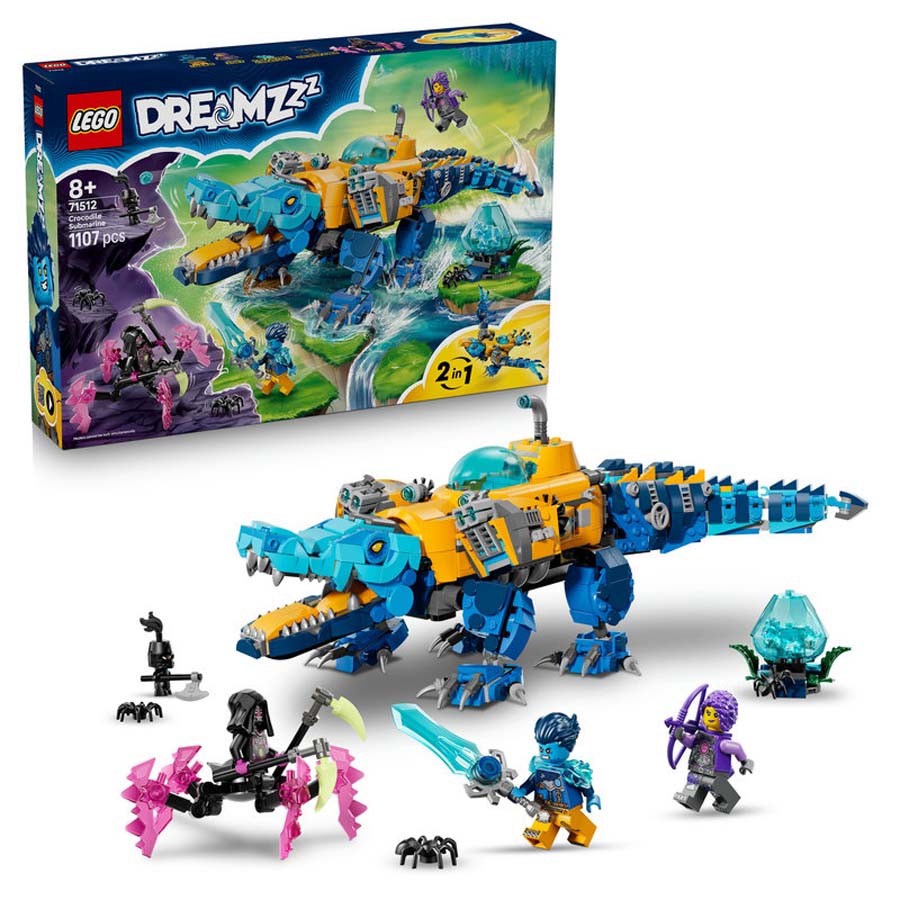 lego dreamzzz submarino cocodrilo 71512
