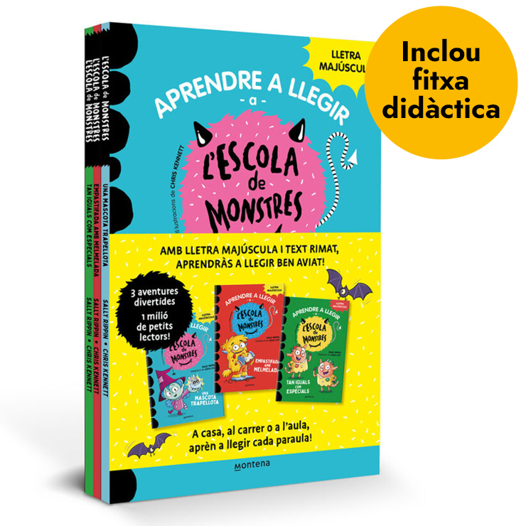Pack Aprendre a llegir a l'Escola de Monstres (Llibres 1-3) Pack Aprendre a llegir a l'Escola de Monstres (Llibres 1-3)