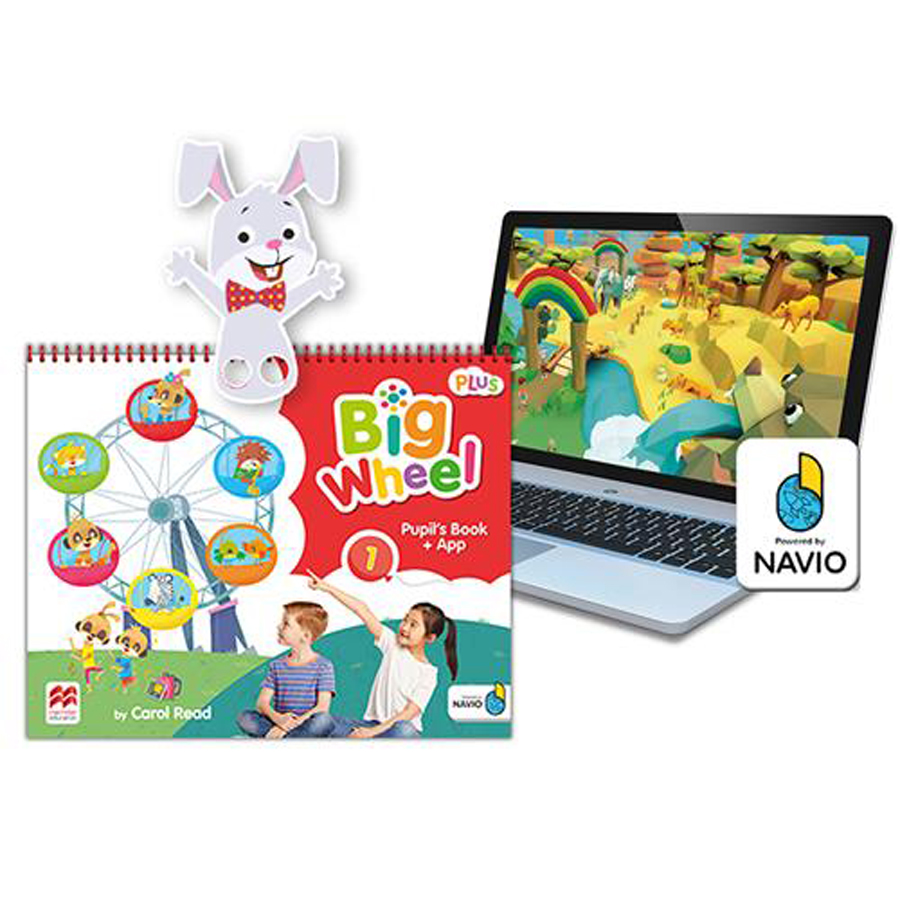 big wheel plus 1 pupils book  app navio